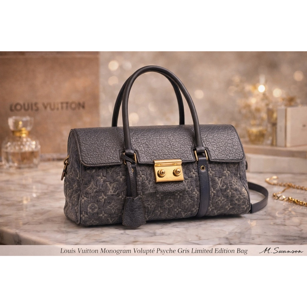 Louis Vuitton Volupté Psyche Gris Runway Bag Limited Edition Authentic
